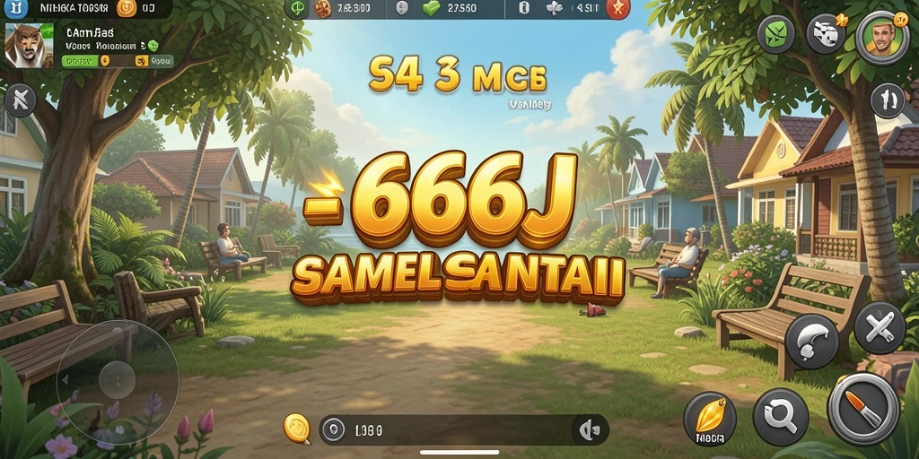 Tampilan gameplay yang seru dan menghibur di 666J.