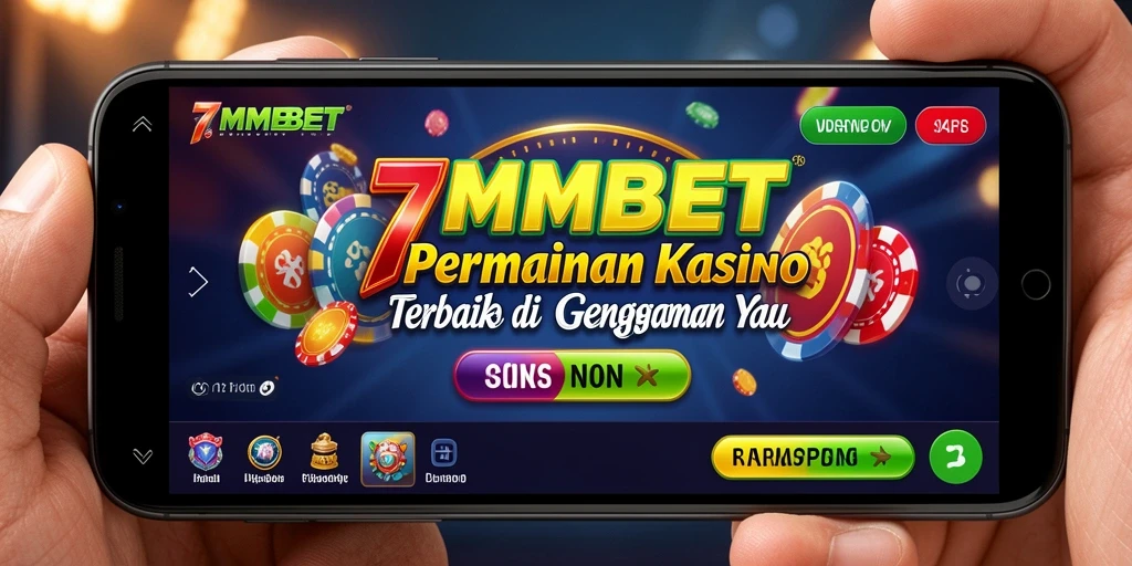 Tampilan permainan kasino yang menarik dan interaktif di 7MMBET.