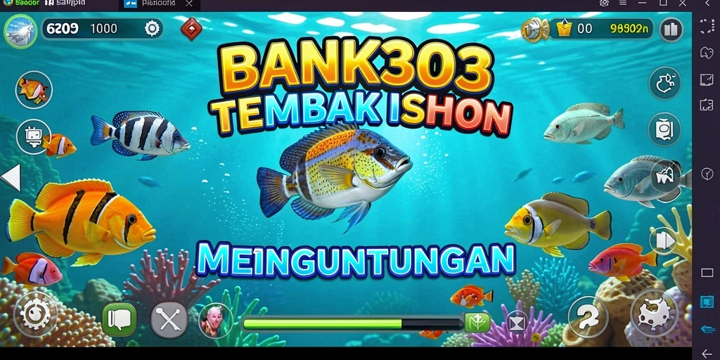 Gameplay menembak ikan yang seru dan interaktif di BANK303.