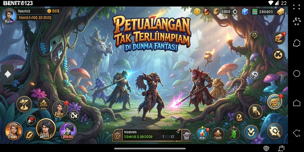 Tampilan gameplay BENTO123 yang menakjubkan dalam petualangan seru.