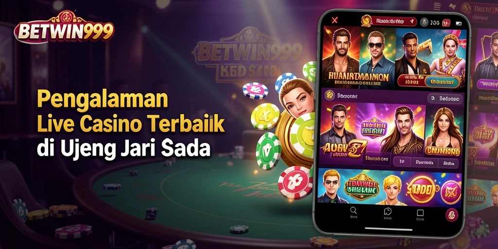 Screenshot gameplay BETWIN999 menunjukkan suasana kasino langsung yang menarik.