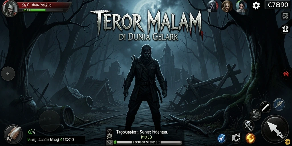 Screenshot menampilkan suasana menegangkan dalam gameplay C7890.