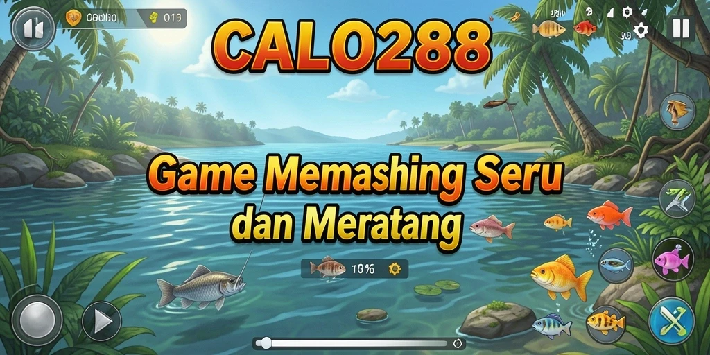 Tampilan gameplay menarik dari CALO288 dengan berbagai jenis ikan.