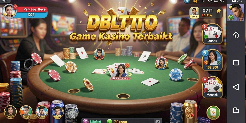 Tampilan gameplay seru di DBLTOTO dengan berbagai pilihan permainan kasino.