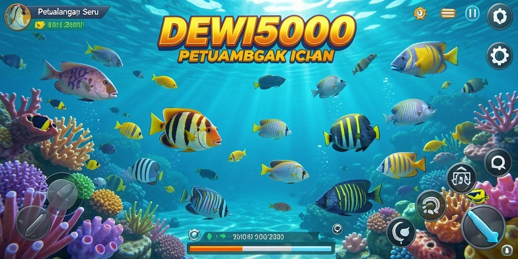 Tangkapan layar memainkan gameplay seru DEWI5000.