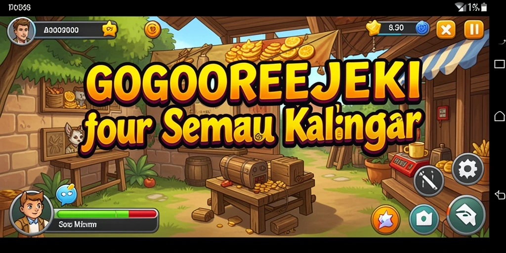 Screenshot gameplay GOGOREJEKI menampilkan karakter dan tantangan menarik.