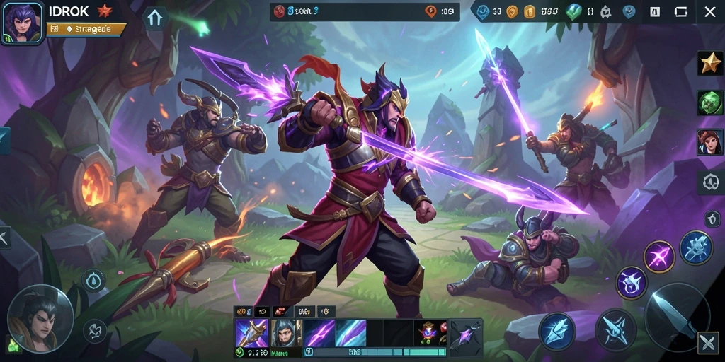 Tampilan menarik gameplay <strong>IDROK</strong> yang penuh aksi dan strategi.