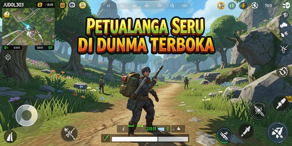 Gameplay eksplorasi dunia terbuka yang menawan di JUDOL303.