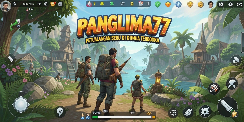 Tampilan gameplay menarik dari PANGLIMA77 yang mengajak pemain menjelajahi dunia petualangan.
