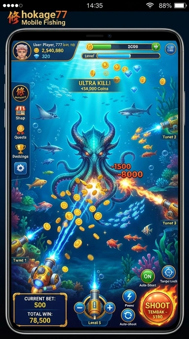Cuplikan layar proses unduh aplikasi di platform hokage77 yang cepat dan efisien.